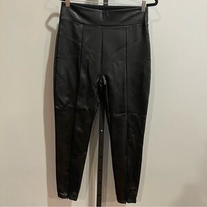 Abercrombie & Fitch Faux Vegan Leather Pull On Pants Size Large